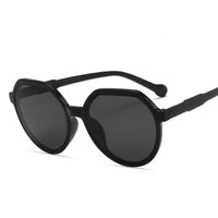 Casual Solid Color Pc Round Frame Full Frame Men's Sunglasses sku image 1