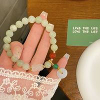 1 Piece Chinoiserie Geometric Jade Women's Bracelets main image 2