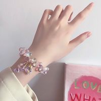1 Piece Fairy Style Gourd Artificial Crystal Natural Stone Beaded Women's Bracelets main image 3