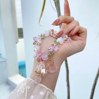 1 Piece Fairy Style Gourd Artificial Crystal Natural Stone Beaded Women's Bracelets main image 1