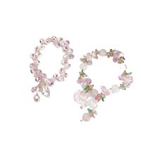 1 Piece Fairy Style Gourd Artificial Crystal Natural Stone Beaded Women's Bracelets main image 6
