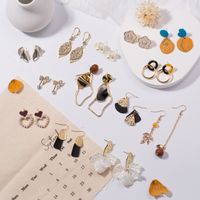 Simple Style Bow Knot Alloy Asymmetrical Tassel Plating Women's Earrings main image 4