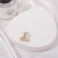 Simple Style Bow Knot Alloy Asymmetrical Tassel Plating Women's Earrings sku image 10
