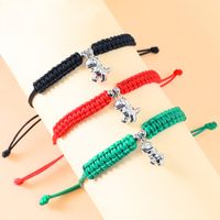 1 Piece Fashion Dinosaur Stainless Steel Rope Knitting Polishing Bracelets main image 6