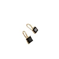 1 Pair Simple Style Square Alloy Plating Zircon Women's Earrings main image 4