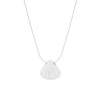 1 Piece Fashion Shell Sterling Silver Plating Pendant Necklace sku image 1