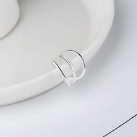 1 Piece Simple Style C Shape Plating Sterling Silver Ear Clips main image 5