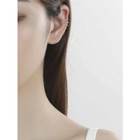 1 Piece Simple Style C Shape Plating Sterling Silver Ear Clips main image 2