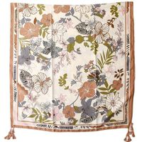 Women's Fashion Leaf Flower Polyester Silk Scarves main image 3