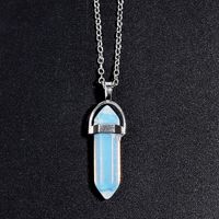 Bullet Crystal Pendant Necklace Fashion Couple Jewelry Wholesale sku image 28