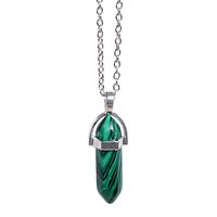 Bullet Crystal Pendant Necklace Fashion Couple Jewelry Wholesale sku image 55