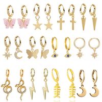 1 Pair Fashion Butterfly Alloy Plating Women's Drop Earrings main image 1