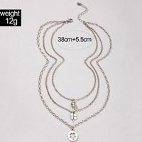 1 Piece Fashion Four Leaf Clover Alloy Women's Layered Necklaces main image 2