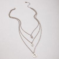 1 Piece Fashion Four Leaf Clover Alloy Women's Layered Necklaces main image 6