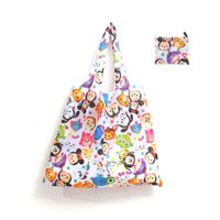 Cute Pastoral Flower Polyester Composite Needle Punched Cotton Shopping Bags sku image 42