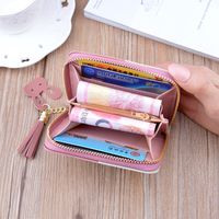 Women's Heart Shape Pu Leather Zipper Coin Purses main image 3