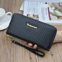 Women's Solid Color Pu Leather Zipper Wallets sku image 4