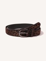 Retro Leopard Pu Leather Alloy Women's Leather Belts 1 Piece sku image 3