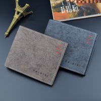 Men's Solid Color Pu Leather Open Wallets main image 4
