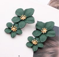 1 Pair Retro Flower Alloy Women's Drop Earrings sku image 1