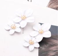 1 Pair Retro Flower Alloy Women's Drop Earrings sku image 2