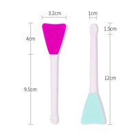 Simple Style Plastic Silica Gel Plastic Handle Mask Brushes 1 Piece main image 2