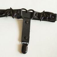 Sexy Heart Shape Bat Pu Leather Women's Leather Belts main image 5