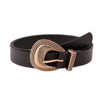 Fashion Shell Pu Leather Alloy Women's Leather Belts 1 Piece main image 2