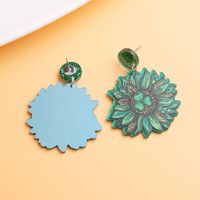 1 Pair Fashion Flower Synthetic Resin St. Patrick Women's Drop Earrings main image 4