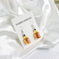 1 Pair Retro Bottle Plastic Resin Women's Drop Earrings sku image 6