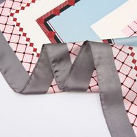 Satin-patchwork-seiden Schals Im Einfachen Stil Für Frauen main image 6