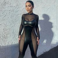 Women's Holiday Sexy Solid Color Full Length Jumpsuits main image 1