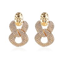 1 Pair Fashion Maple Leaf Snake Butterfly Metal Copper Inlay Zircon 18k Gold Plated Gold Plated Silver Plated Women's Drop Earrings Ear Studs sku image 23