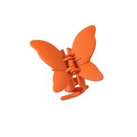 Simple Style Butterfly Abs Plastic Stoving Varnish Hair Claws 1 Piece sku image 25
