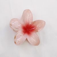 Japanese Style Flower Plastic Stoving Varnish Hair Claws 1 Piece sku image 5