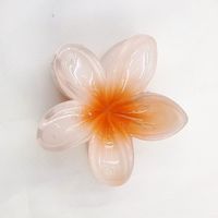Japanese Style Flower Plastic Stoving Varnish Hair Claws 1 Piece sku image 4