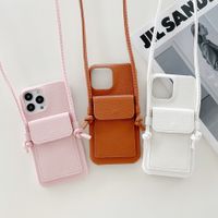 Fashion Solid Color Pu Leather   Phone Cases main image 5