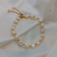 Elegant Simple Style Round Imitation Pearl Wholesale Bracelets main image 3