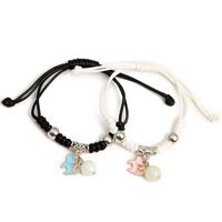 1 Pair Cute Heart Shape Cat Candy Rope Luminous Couple Bracelets main image 6
