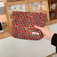 Women's Small Polyester Plant Streetwear Square Zipper Cosmetic Bag sku image 3