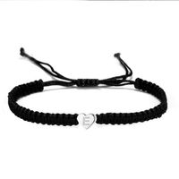 1 Stück Mode Herzform Kabel Kupfer Herz Paar Armbänder sku image 5