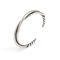 1 Piece Casual Solid Color Alloy Plating Men's Bangle main image 3