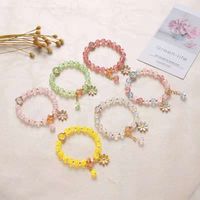 1 Piece Fashion Chrysanthemum Crystal Beaded Women's Bracelets main image 5