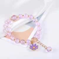1 Piece Fashion Chrysanthemum Crystal Beaded Women's Bracelets sku image 2