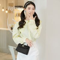 Women's Small Pu Leather Butterfly Fashion Square Flip Cover Crossbody Bag main image 4