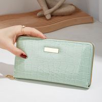 White Red Pink Pu Leather Solid Color Crocodile Square Evening Bags sku image 3