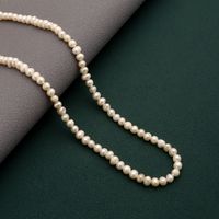1 Piece Fashion Solid Color Freshwater Pearl Beaded Necklace main image 1