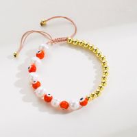 Moda Ojo Del Diablo Soga Cobre Chapado En Oro De 18 Quilates. Pulsera Al Mayoreo sku image 1