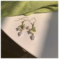 1 Stück 1 Paar Japanischer Stil Blume Legierung Emaille Frau Schmuck-set main image 2