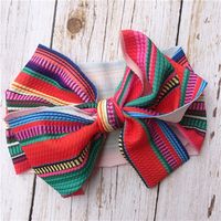 Simple Style Bow Knot Cloth Hair Band 1 Piece sku image 3